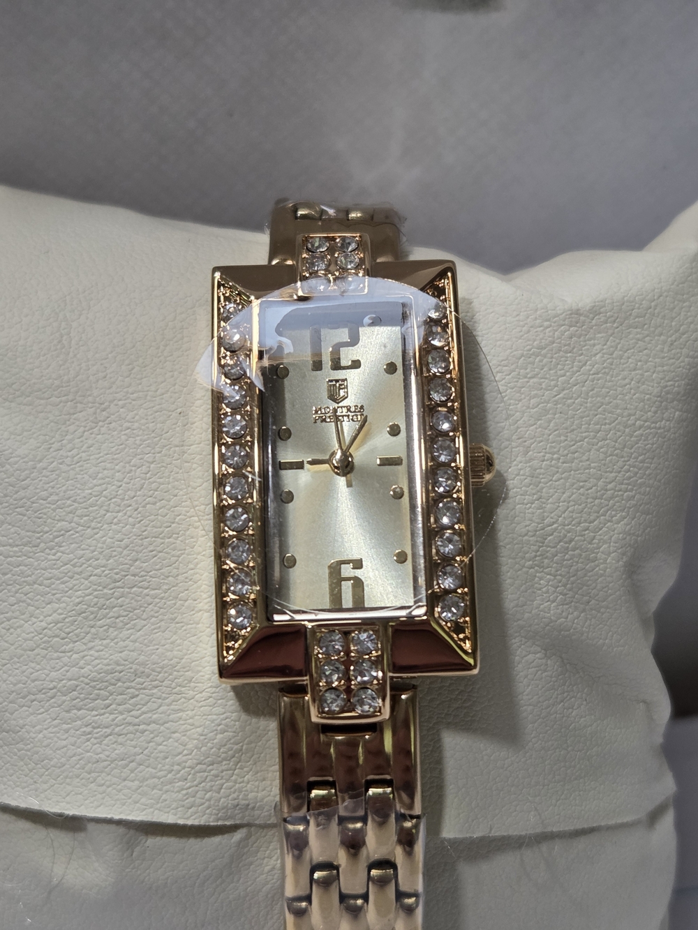 MONTRES PRESTIGE X Invicta  Women's Watch With Crystal Accents On Bracelet Bezel